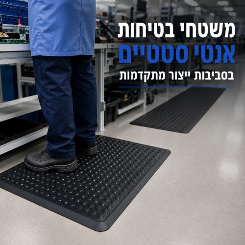 משטחי בטיחות אנטי סטטיים